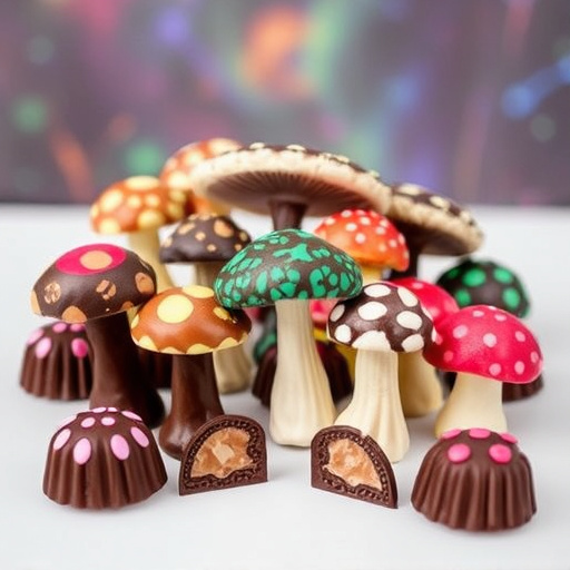 Psilocybin Magic Mushroom Chocolates Display