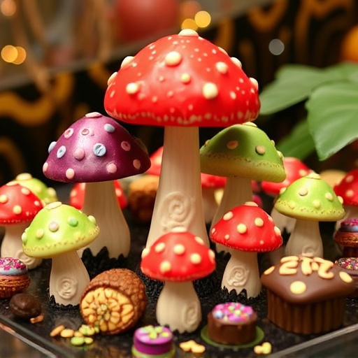 Psilocybin Magic Mushroom Chocolates Display