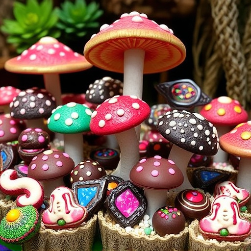 Psilocybin Magic Mushroom Chocolates Display