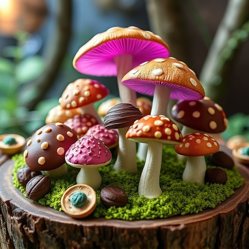 Psilocybin Magic Mushroom Chocolates Display
