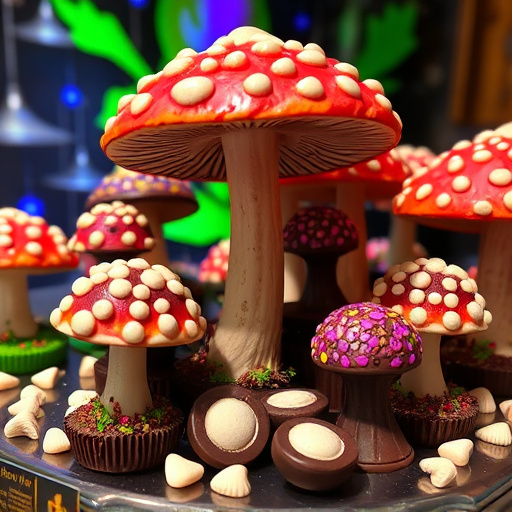 Psilocybin Magic Mushroom Chocolates Display