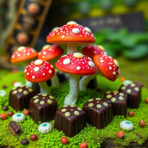 Psilocybin Magic Mushroom Chocolates Display