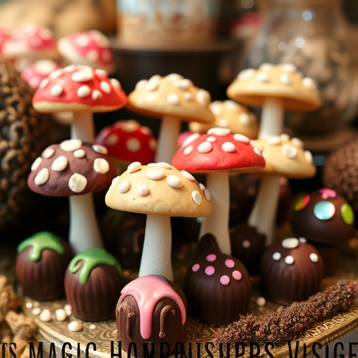 Psilocybin Magic Mushroom Chocolates Display