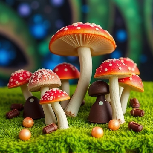 Psilocybin Magic Mushroom Chocolates Display