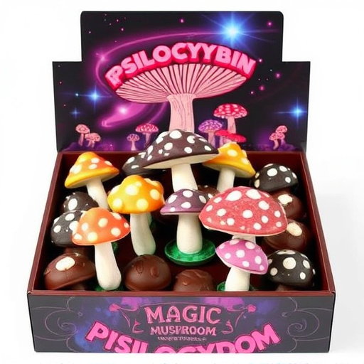 Psilocybin Magic Mushroom Chocolates Display