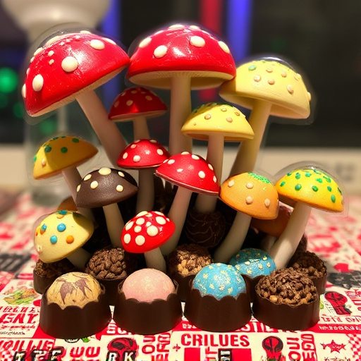 Psilocybin Magic Mushroom Chocolates Display