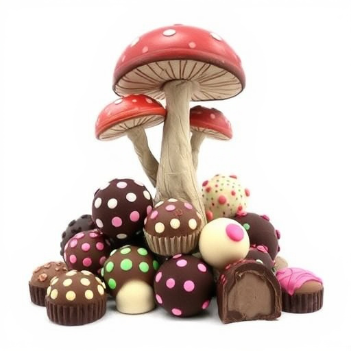 Psilocybin Magic Mushroom Chocolates Display