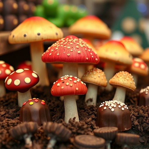 Psilocybin Magic Mushroom Chocolates Display