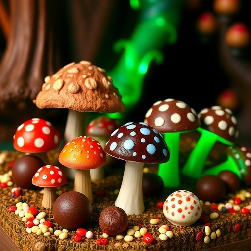 Psilocybin Magic Mushroom Chocolates Display
