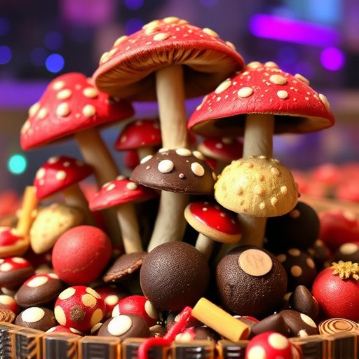 Psilocybin Magic Mushroom Chocolates Display