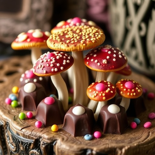 Psilocybin Magic Mushroom Chocolates Display