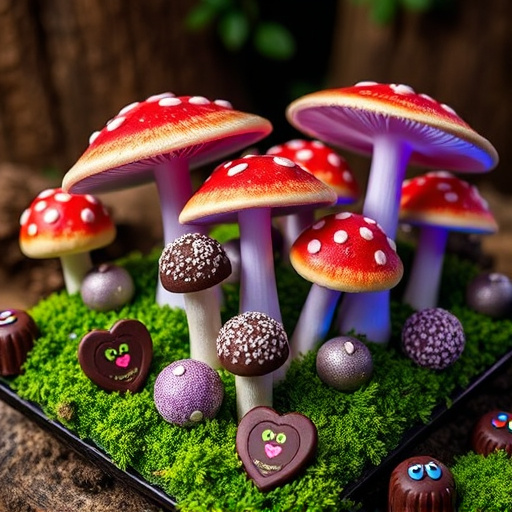 Psilocybin Magic Mushroom Chocolates Display