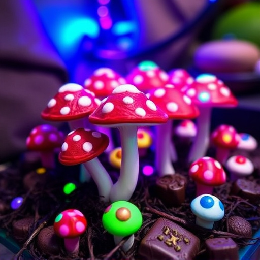 Psilocybin Magic Mushroom Chocolates Display