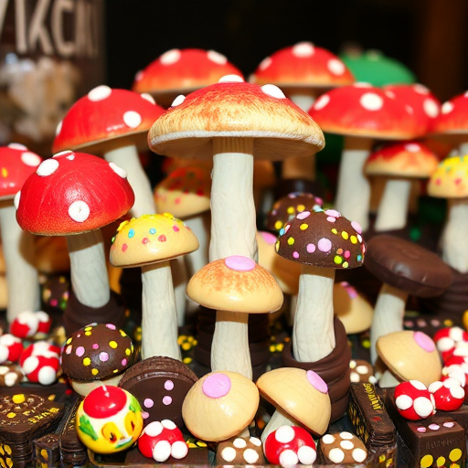 Psilocybin Magic Mushroom Chocolates Display