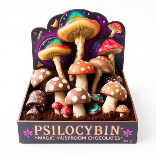 Psilocybin Magic Mushroom Chocolates Display
