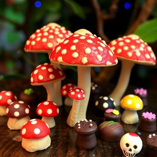 Psilocybin Magic Mushroom Chocolates Display