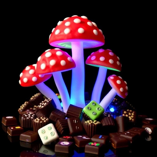 Psilocybin Magic Mushroom Chocolates Display