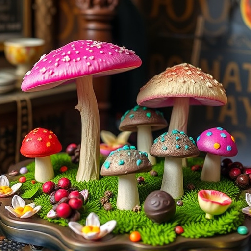 Psilocybin Magic Mushroom Chocolates Display