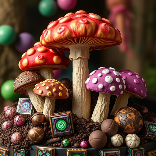 Psilocybin Magic Mushroom Chocolates Display