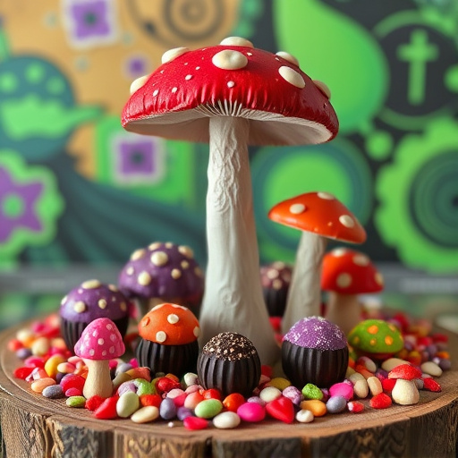 Psilocybin Magic Mushroom Chocolates Display