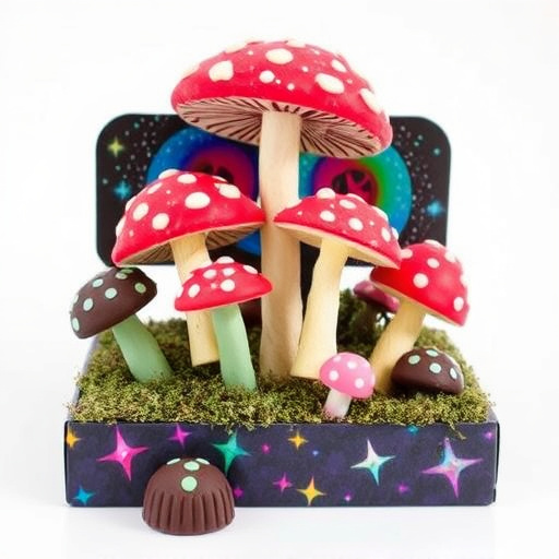 Psilocybin Magic Mushroom Chocolates Display