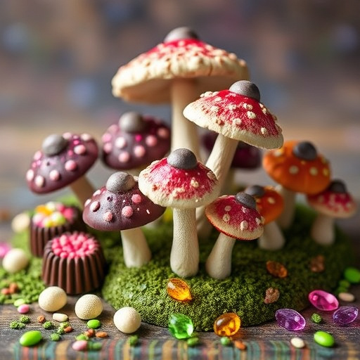 Psilocybin Magic Mushroom Chocolates Display