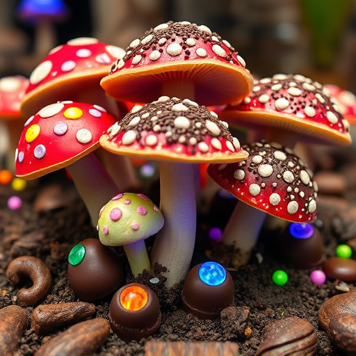 Psilocybin Magic Mushroom Chocolates Display