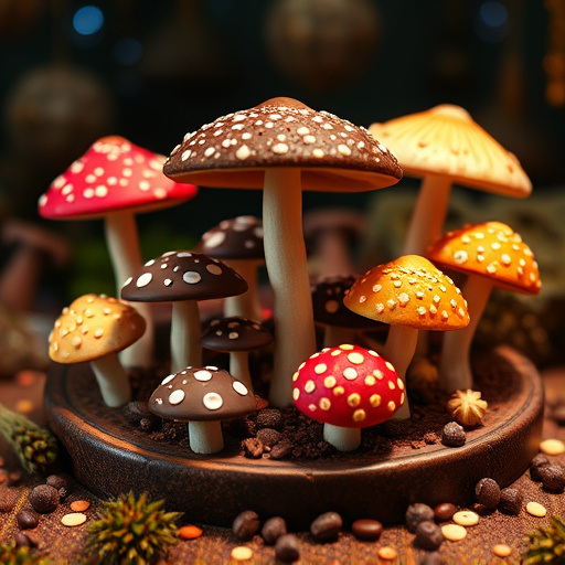 Psilocybin Magic Mushroom Chocolates Display