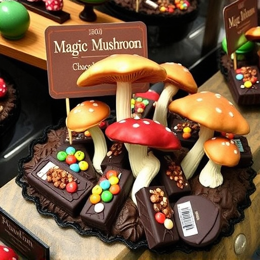 Psilocybin Magic Mushroom Chocolates Display