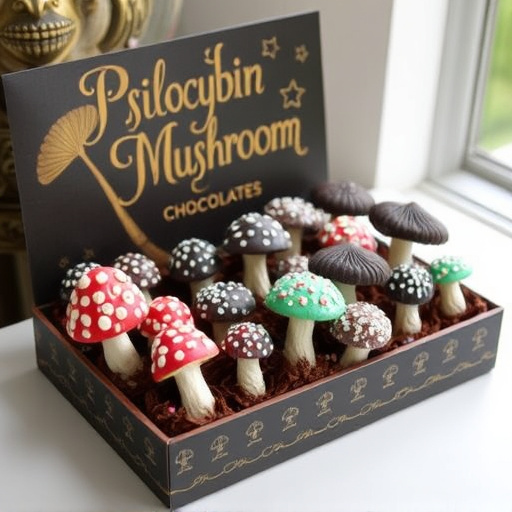 Psilocybin Magic Mushroom Chocolates Display
