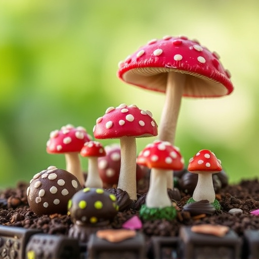 Psilocybin Magic Mushroom Chocolates Display