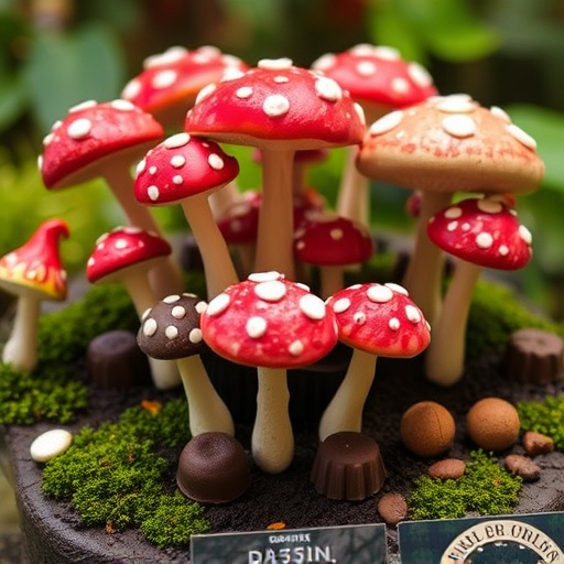 Psilocybin Magic Mushroom Chocolates Display
