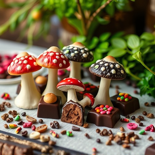 Psilocybin Magic Mushroom Chocolates Display