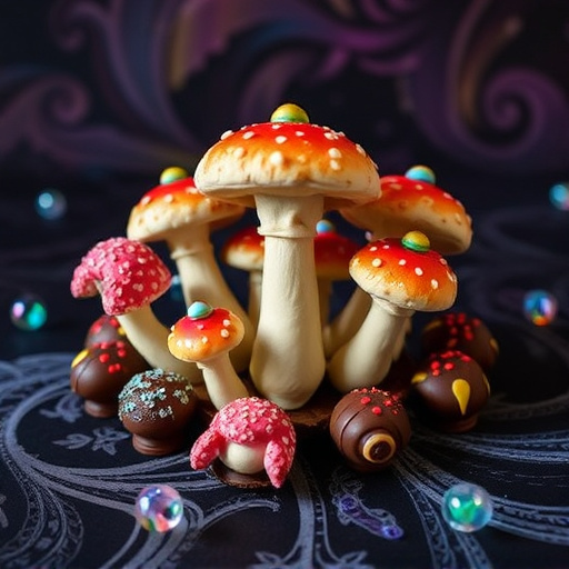 Psilocybin Magic Mushroom Chocolates Display
