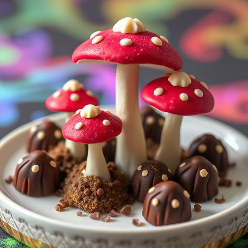 Psilocybin Magic Mushroom Chocolates Display