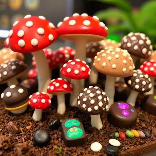 Psilocybin Magic Mushroom Chocolates Display