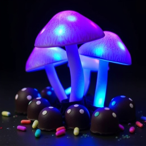Psilocybin Magic Mushroom Chocolates Display