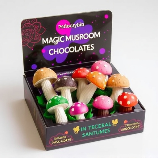 Psilocybin Magic Mushroom Chocolates Display