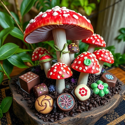 Psilocybin Magic Mushroom Chocolates Display