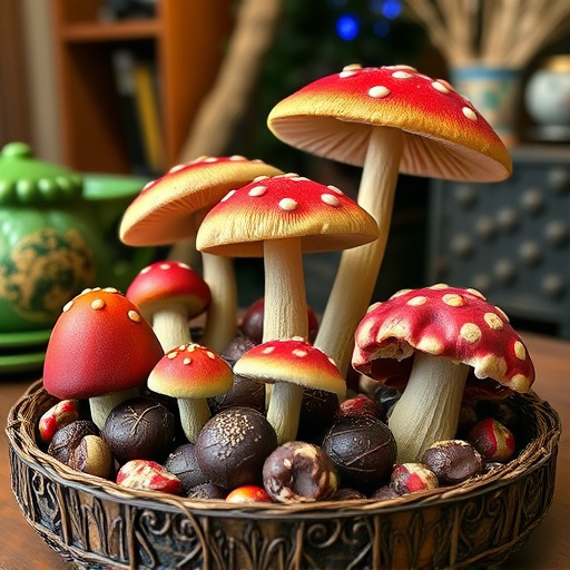 Psilocybin Magic Mushroom Chocolates Display