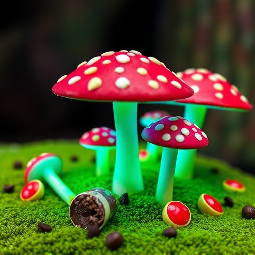 Psilocybin Magic Mushroom Chocolates Display