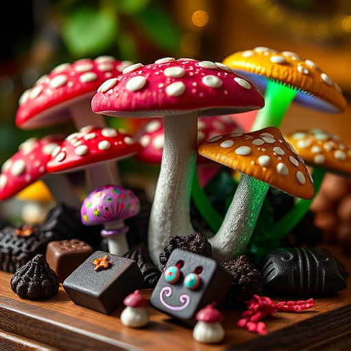 Psilocybin Magic Mushroom Chocolates Display