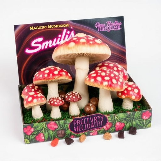 Psilocybin Magic Mushroom Chocolates Display