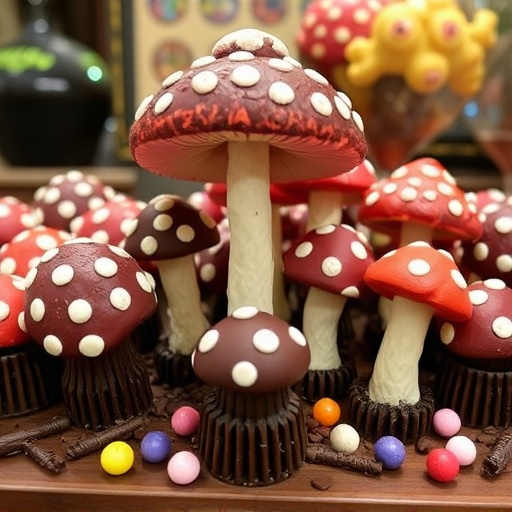 Psilocybin Magic Mushroom Chocolates Display