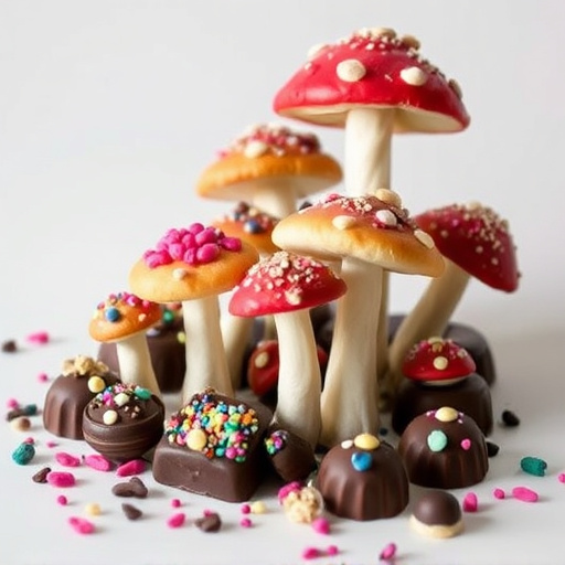 Psilocybin Magic Mushroom Chocolates Display