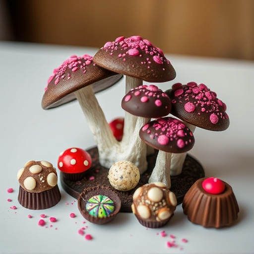 Psilocybin Magic Mushroom Chocolates Display