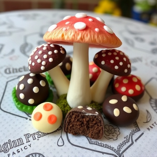 Psilocybin Magic Mushroom Chocolates Display