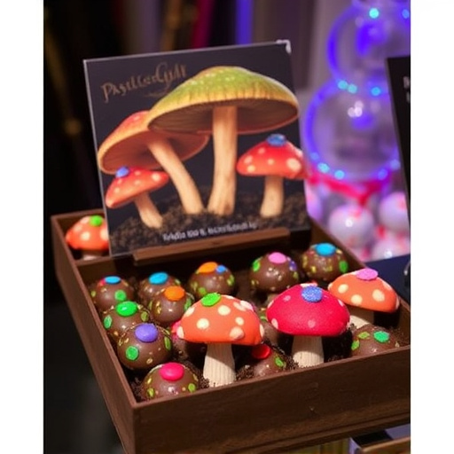 Psilocybin Magic Mushroom Chocolates Display