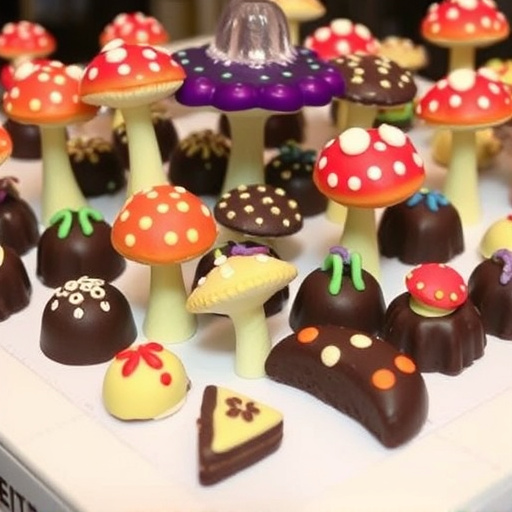 Psilocybin Magic Mushroom Chocolates Display