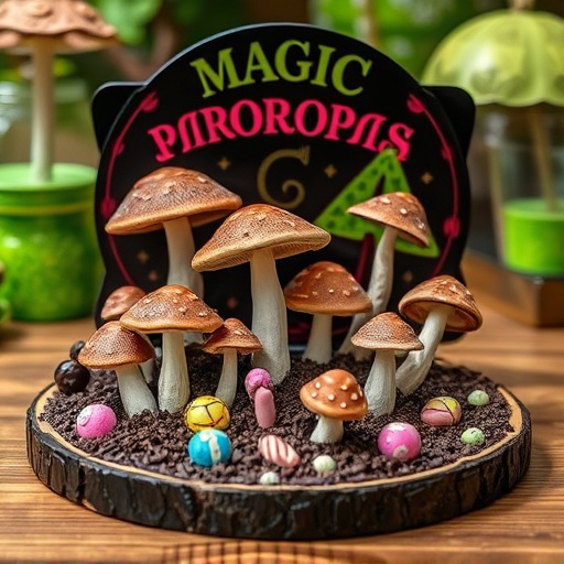 Psilocybin Magic Mushroom Chocolates Display